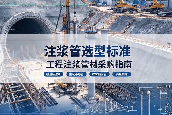 万载注浆管选型标准